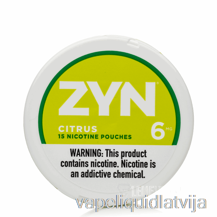Zyn Nikotīna Maisiņi - Citrusaugļu 6mg Vape šķidrums
